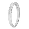 ESTATE .45CT ROUND DIAMOND 14KT WHITE GOLD 3D 9 STONE WEDDING ANNIVERSARY RING