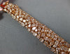 LARGE & LONG 21.40CT PINK DIAMOND 18K ROSE GOLD MULTI SHAPE LOVE TENNIS BRACELET