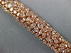 LARGE & LONG 21.40CT PINK DIAMOND 18K ROSE GOLD MULTI SHAPE LOVE TENNIS BRACELET