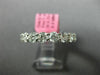 ESTATE 3.25CT ROUND CUT DIAMOND 18K WHITE GOLD ETERNITY WEDDING ANNIVERSARY RING