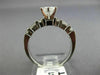 ESTATE 1.42CT ROUND DIAMOND 14K WHITE GOLD 3D CHANNEL LOVE ENGAGEMENT RING 21347