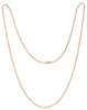 ESTATE EXTRA LONG 18.20CT DIAMOND 18KT YELLOW GOLD 3D ETERNITY TENNIS NECKLACE