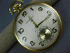 ANTIQUE LARGE TIFFANY & CO. SWITZERLAND 18KT YELLOW GOLD 3D POCKET WATCH #26596