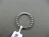 ESTATE .10CT DIAMOND 14KT WHITE GOLD FILIGREE ETERNITY WEDDING ANNIVERSARY RING
