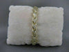 ANTIQUE 1.75CT DIAMOND 14K YELLOW GOLD TWIST BRACELET 6MM WIDE 7.50" INCH #18694