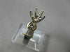 ESTATE .90CTW DIAMOND 18KT WHITE & YELLOW GOLD 3D SEMI MOUNT RING F/G VVS #21093