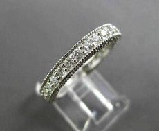ANTIQUE 2.08CT DIAMOND 14KT WHITE GOLD FILIGREE WEDDING ANNIVERSARY RING #20575