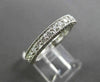 ANTIQUE 2.08CT DIAMOND 14KT WHITE GOLD FILIGREE WEDDING ANNIVERSARY RING #20575