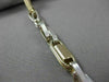 ESTATE LARGE & LONG 14KT 2TONE GOLD SOLID FANCY LINK ITALIAN MEN BRACELET #22867