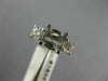 .45CT DIAMOND 14KT WHITE GOLD 3D 3 STONE ROUND SEMI MOUNT ENGAGEMENT RING #18327