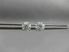 ESTATE 1.40CT ROUND DIAMOND 14K WHITE GOLD 4 PRONG SCREW BACK EARRINGS 5mm #2239