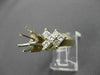 ESTATE LARGE 1.65CT DIAMOND 14KT TWO TONE GOLD SEMI MOUNT ENGAGEMENT RING #18016