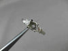 ESTATE .25CT DIAMOND 14KT WHITE GOLD 3 STONE SEMI MOUNT ENGAGEMENT RING #18591