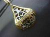 ESTATE LARGE .20CT DIAMOND 14KT TWO TONE GOLD 3D FLEUR DE LIS FILIGREE EARRINGS