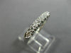 ANTIQUE .16CT DIAMOND PLATINUM CLASSIC 7 STONE WEDDING ANNIVERSARY RING #26216