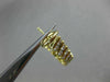 ESTATE LARGE 1.36CT DIAMOND 14KT YELLOW GOLD TWO ROW UMBRELLA HANGING EARRINGS