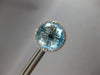 EXTRA LARGE 10.50CT DIAMOND & AAA BLUE TOPAZ 14KT WHITE GOLD HALO STUD EARRINGS