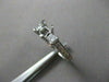ESTATE .50CT DIAMOND 14KT WHITE GOLD 3 STONE SEMI MOUNT ENGAGEMENT RING #22429