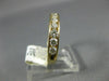 ESTATE 1.0CT DIAMOND 14KT YELLOW GOLD ROUND CHANNEL COMFORT FIT ANNIVERSARY RING