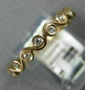 ESTATE .29CT DIAMOND 14KT YELLOW GOLD ETERNITY INFINITY WEDDING ANNIVERSARY RING