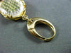 ESTATE WIDE 2.25CT DIAMOND & YELLOW TOPAZ 18KT TWO TONE GOLD 3D OVAL BRACELET