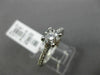 ESTATE .92CT DIAMOND 14KT WHITE GOLD 3D LUCIDA ROUND SOLITAIRE ENGAGEMENT RING