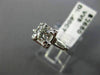 ANTIQUE OLD MINE .54CT ROUND CUT DIAMOND 14KT WHITE GOLD ENGAGEMENT RING #22209