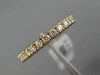 ESTATE .43CT DIAMOND 14KT ROSE GOLD 3D SEMI ETERNITY WEDDING ANNIVERSARY RING