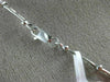 ESTATE .55CT DIAMOND & AAA PEARL 14KT WHITE GOLD 3D CLASSIC V SHAPE NECKLACE
