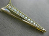 ESTATE .50CT DIAMOND 14K YELLOW GOLD 3D TRILLION TRIANGULAR ANCHOR LOVE NECKLACE