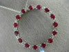 ESTATE LARGE 2.33CT DIAMOND & AAA RUBY 14KT WHITE GOLD 3D CIRCLE OF LIFE PENDANT