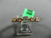 ESTATE 1.42CT DIAMOND 14KT WHITE & ROSE GOLD 3D FLOWER ETERNITY ANNIVERSARY RING