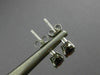 ESTATE 2.01CT DIAMOND & AAA GARNET 14KT WHITE GOLD 3D OVAL HALO STUD EARRINGS