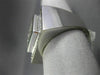 ESTATE MASSIVE 2.36CT DIAMOND 14KT WHITE GOLD 3D SQUARE INVISIBLE MENS RING