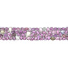 EXTRA LARGE 74.72CT DIAMOND & AAA PINK SAPPHIRE 18KT WHITE GOLD CLUSTER BRACELET