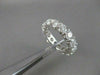 ESTATE 4.90CTW ROUND DIAMOND ETERNITY 14KT WHITE GOLD WEDDING RING F/G VS #19175