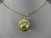 ESTATE 18K YELLOW & ROSE GOLD 3D ALL AROUND THE WORLD HANDCRAFTED PENDANT #26296