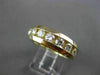 ESTATE 1.10CT DIAMOND 14K YELLOW GOLD 7 STONE CHANNEL ETOILE WEDDING RING #21027