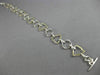 ESTATE WIDE & LONG .25CT DIAMOND 14K WHITE & YELLOW GOLD 3D MULTI SHAPE BRACELET