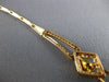 ESTATE LARGE 12.80CT DIAMOND & AAA RHODOLITE 18K ROSE GOLD 3D TEAR DROP NECKLACE