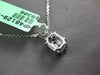 .69CT DIAMOND 18KT WHITE GOLD BAGUETTE KITE CUT CLUSTER OCTAGON FLOATING PENDANT