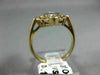 ANTIQUE .14CT DIAMOND 14K WHITE & YELLOW GOLD CLASSIC HEART FILIGREE RING #21032
