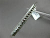 ESTATE .26CT DIAMOND 14KT WHITE GOLD PYRAMID SPIKE FLEXIBILE FUN BANGLE BRACELET