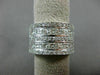 MASSIVE 4CT ROUND & PRINCESS DIAMOND 18KT WHITE GOLD 3D WEDDING ANNIVERSARY RING