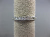 ESTATE 1.0CT DIAMOND 14KT WHITE GOLD 3D ETERNITY WEDDING ANNIVERSARY RING #22435