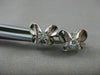 ANTIQUE .14CT DIAMOND BUTTERFLY 14KT WHITE GOLD EARRINGS SIMPLY AMAZING!! #21312