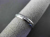 ESTATE DIAMOND 18KT WHITE GOLD FILIGREE ETERNITY WEDDING ANNIVERSARY RING #16977
