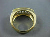 ESTATE WIDE 1.35CT DIAMOND BAGUETTE 18KT W & Y GOLD ANNIVERSARY RING SHARP 10865