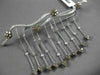 EXTRA LARGE 4.51CT WHITE & CHOCOLATE FANCY DIAMOND 18KT WHITE GOLD FLOWER BROOCH