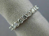 ESTATE .85CT DIAMOND 18K WHITE GOLD SEMI ETERNITY ROUND WEDDING ANNIVERSARY RING